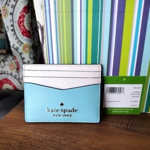 Kate Spade Staci Slim Card Holder Colorblock NWT